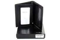 Carry your money in style. This is a genuine soft leather bifold wallet with 3 ID slots and 6 credit card slots. There is a zipper slot in the middle. As this is genuine leather, please be aware that there will be some small creases and nicks in the leather but the wallet are all brand new. 