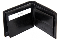 Carry your money in style. This is a genuine soft leather double bill bifold wallet. It has 2 credit card slots, 2 ID windows, 1 snap lock coin slot. As this is genuine leather, please be aware that there will be some small creases and nicks in the leather but the wallet are all brand new. 