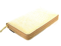 Animal embossed PVC all round zipper ladies wallet