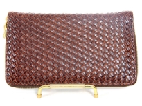 This is a perfect wallet for women. Zip around womens wallet with 8 credit card slots, 3 compartments, one zipper section for privacy/coins. 