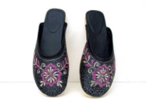 Hand Beaded Ladies Shoes<br> S