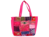 Indian Bohemian bag. Top zipper closing.