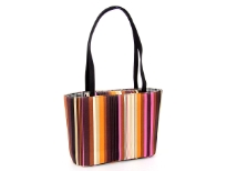 Vertical stripes bag. Made in USA