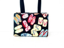 Designer Fabric small Box Bag.