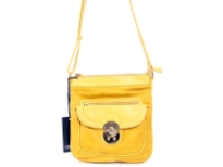 PVC messenger Bag. Top zipper closing. Back zipper pocket.