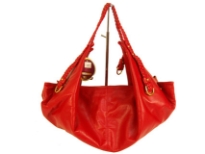 Designer Inspired Hobo Bag with a single strap and a zipper closure. Made of faux leather.