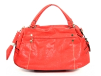 PVC Fashion Handbag. Top zipper closing. Front and Back zipper pocket. Center divider and shoulder strap.