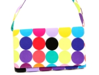 Printed Fabric shoulder bag<br> Made in USA