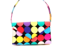 Printed Fabric shoulder Bag<br> Made in USA