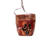 Hand Painted Genuine Leather Bag.