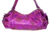 Sequined & Embroidered PU Special Occasion Handbag