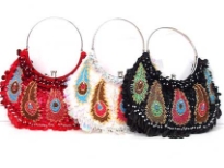 Hand Beaded MetaL Frame Evenin