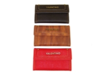Original Valentino PU Wallet. Made from fabric and a distressed pattern.
