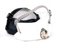 Betty Boop Hobo Bag with Broad Belt like Handle with Studs