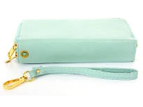 2 Zippers PVC Ladies wallet