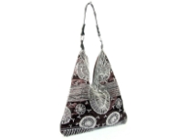 Handbag Evening Bag. Top zipper closing.Removable larger shoulder strap included.