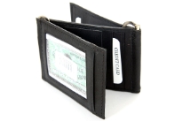 Carry your money in style. This is a genuine leather tri-fold dual money clip and ID holder. As this is genuine leather, please be aware that there will be some small creases and nicks in the leather but the wallet are all brand new.