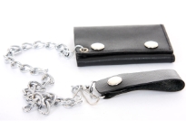 Genuine leather trucker wallet