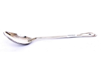 Stainless Steel 13 inches Basting Spoon.Thickness: 1.2 mmWeight: 106 gms.