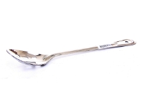 Stainless Steel 13 inches Slotted Basting Spoon. Thickness: 1.2 mmWeight: 98 gms