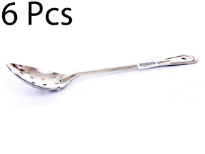 13-Inch Basting Spoon with Stainless Steel Handle, is a necessary item for any kitchen. Due to its 18-8 stainless steel construction the handle is extremely durable. This basting spoon has a holed end for hanging.
