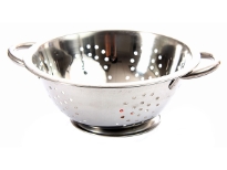 Stainless Steel 20 cm Colander. Hand Buffed and Hand Polished. Made in India