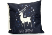 Christmas Sofa cushion with LED lights. Batteries not included.