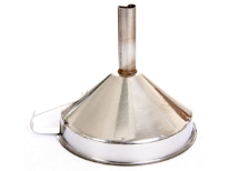 Stainless steel 13 cm Funnel. Made in India