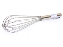 Stainless Steel French Whip with SS Pipe Handle. Weight: 150 gms