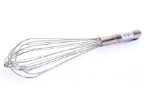 Stainless Steel French Whip with SS Pipe Handle. Weight: 175 gms.