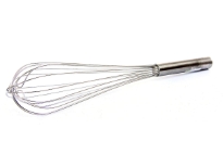 Stainless Steel French Whip with SS Pipe Handle. Weight: 185 gms.