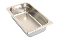 Stainless Steel 1/4 size 2.5 inch deep 25 Gauge NSF Food Pan