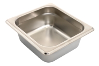 Stainless Steel 1/6 size 2.5 inch deep 25 Gauge NSF Food Pan