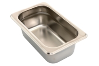 Stainless Steel 1/9 size 2.5 inch deep 25 Gauge NSF Food Pan