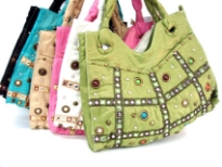Stone Studded Handbag