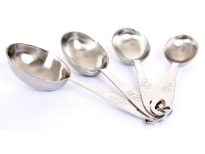 Premium quality oval measuring cups set of 4. Made in India.