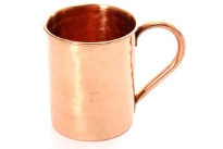100% Pure Copper Handmade Hammered Moscow Mule Mug. Capacity: 16 Oz.