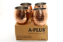 Hammered Stainless Steel Cooper plates Moscow Mule Mug