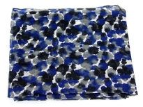 Beautiful artwork print design scarf in  colored scarf. Classy scarf can also be teamed up with a formal dress as a shawl. Imported. 80% cotton 20% silk printed scarf.