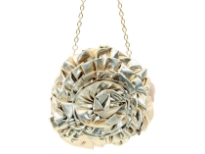 Rose Flower (Both Sides) Satin Evening Bag