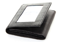 Carry your money in style. This is a genuine leather Tri-fold double bill mens wallet. The leather is hand-crafted and very soft to the touch. As this is genuine leather, please be aware that there will be some small creases and nicks in the leather but the wallet are all brand new. 