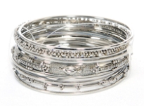 Metal Bangles (9 pieces set)