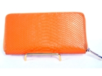 Genuine Leather all round zipper ladies wallet