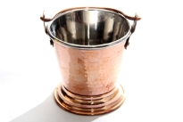 Hammered Copper Double wall Balti Dash.