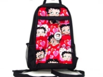 Betty Boop Large Pink Heart Back-pack