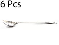 15-Inch Basting Spoon with Stainless Steel Handle, is a necessary item for any kitchen. Due to its 18-8 stainless steel construction the handle is extremely durable. This basting spoon has a holed end for hanging.