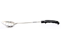 Stainless Steel 15 inches basting spoon - Hole - with plastic handle.