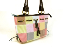 Designer Inspired Peace Sign Patch Handbag