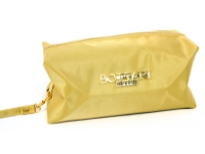 Nylon cosmetic Bag. Top zipper closing.