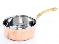 Hammered Copper Sauce Pan Dish
